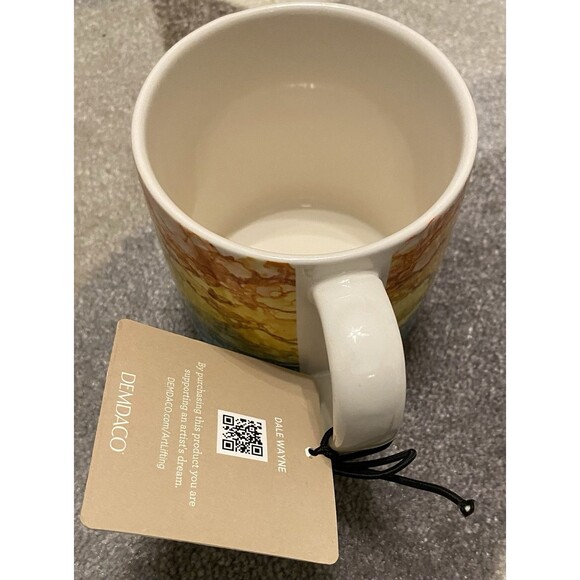 DEMDACO Seaside Horizon at Midday Dale Wayne Artlifting Stoneware Mug Cup NWT - Picture 5 of 11